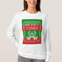 Vilain pull motif sonnettes Joyeux fils Xmas