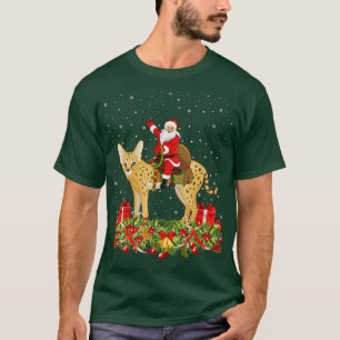 T-shirt Vilaine Savannah Chat Cadeau Père Noël Riding Sava