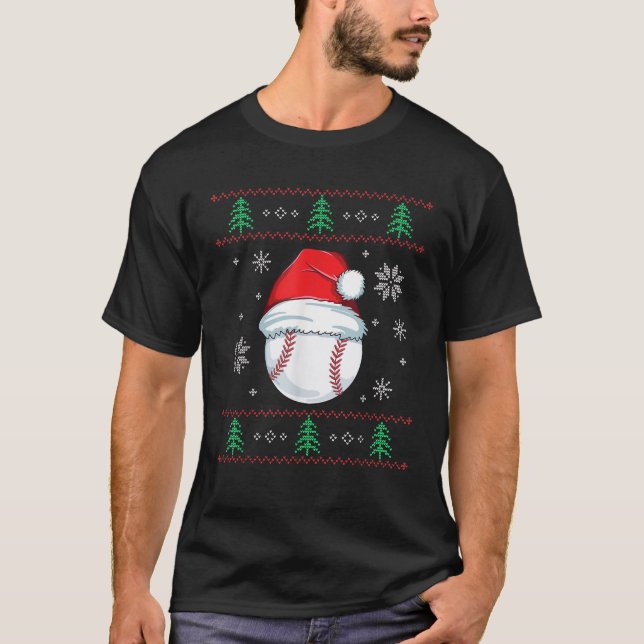 T-shirt Vilains garçons de baseball de Noël Enfants Ball P (Devant)