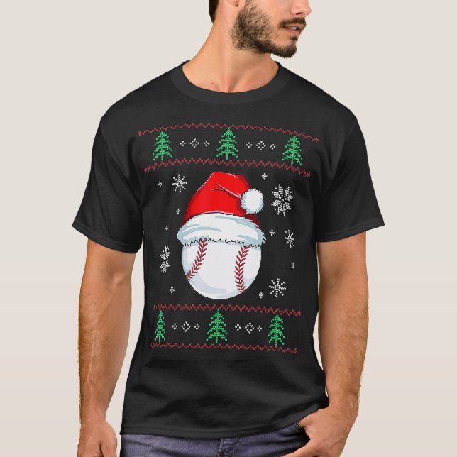 T-shirt Vilains garçons de baseball de Noël Enfants Ball P (Devant)