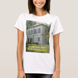 T-shirt Villa Bertramka-Mozart-Prague