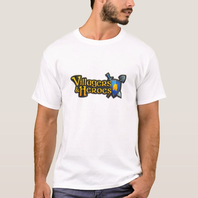 T-shirt Villageois et lumière de héros (Devant)