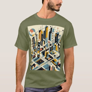 T-shirt Ville Abstraite 6