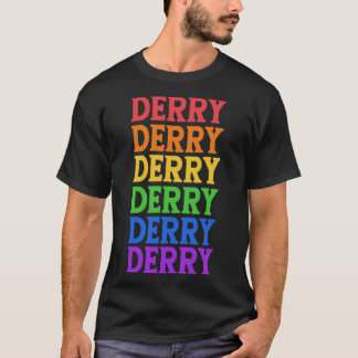 T-SHIRT VILLE COLORÉE DE DERRY