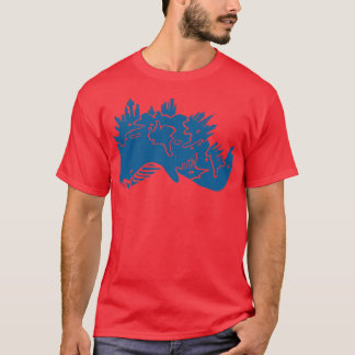T-shirt ville de baleines