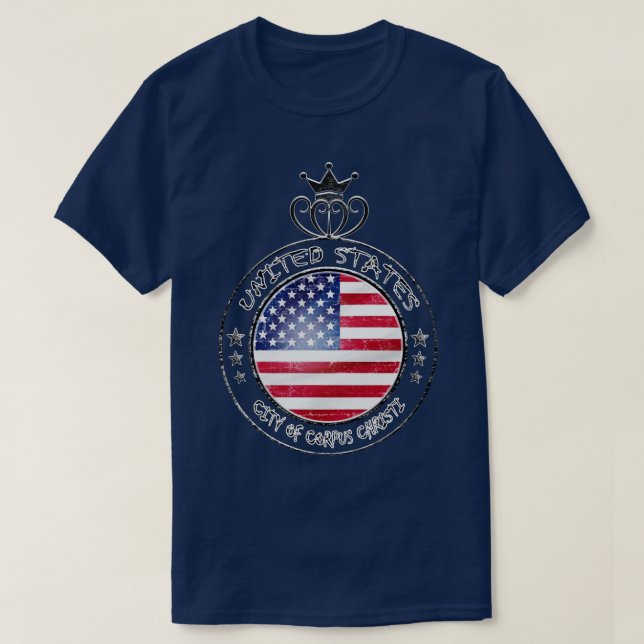 T-shirt Ville de Corpus Christi aux États-Unis (Design devant)
