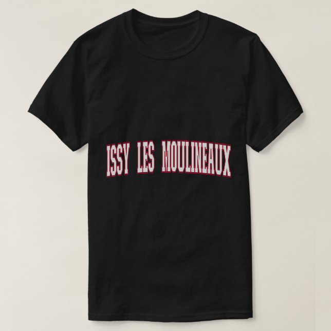 T-shirt Ville de France Souvenir Issy-les-Moulineaux T-Shi (Design devant)