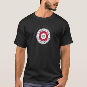 T-shirt Ville de Raleigh Drapeau de la Caroline du Nord Sc