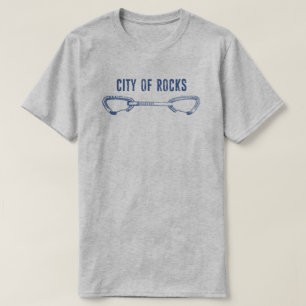 T-shirt Ville De Rocks Idaho Rock Escalade Quickdraw