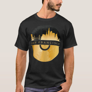 T-shirt Ville de San Francisco avec San Francisco Skyline