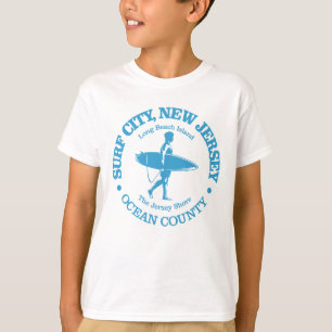 T-shirt Ville de surf (surfeur)