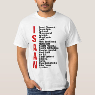 T-shirt Ville d'Isaan, Thaïlande