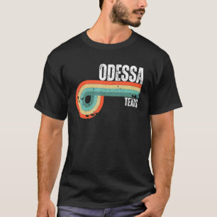 T-shirt Ville d'Odessa Texas État Vintage Rétro Souvenir