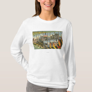 T-shirt Ville du Michigan, Indiana - grandes scènes de