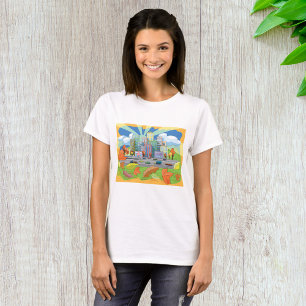 T-shirt Ville En Automne