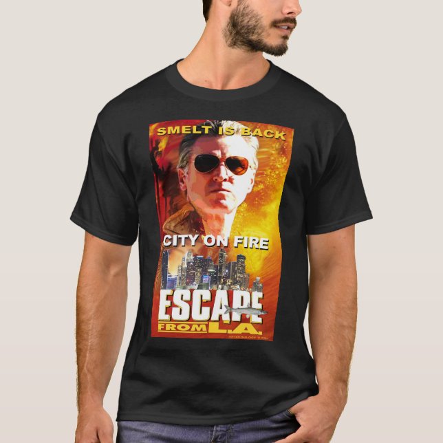 T-shirt Ville en feu (Devant)