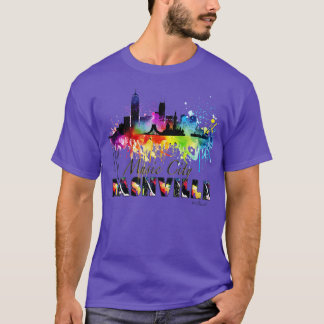 T-shirt Ville musicale de Nashville