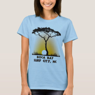 T-shirt Ville OR de surf de baie de Boca