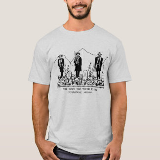 T-shirt ville trop dure pour mourir - pierre tombale,