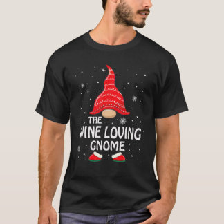 T-shirt Vin Aimant Gnome Correspondance Famille Groupe Noë