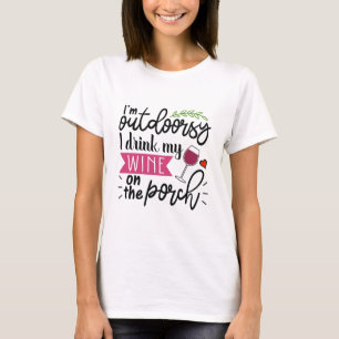 T-shirt Vin amusant