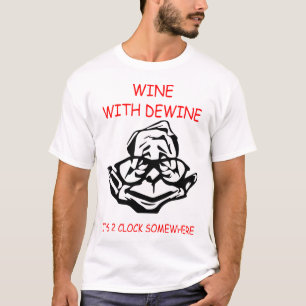 T-shirt vin avec vin