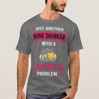 T-shirt Vin Boisson Camping Camper Camper