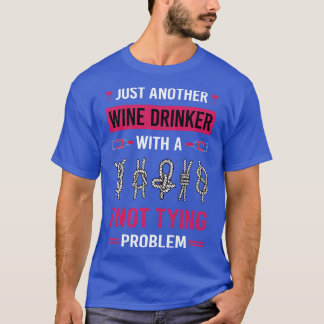 T-shirt Vin Boisson Knot Tying