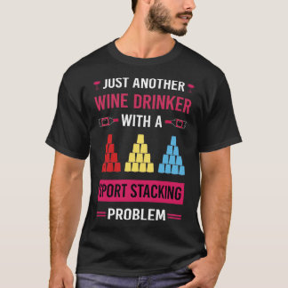 T-shirt Vin Boisson Sport Stacking Coupe Stacking Vitesse