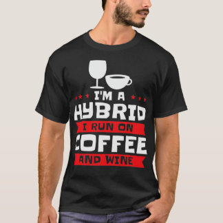 T-shirt Vin de café Hybride Alcool Addict café2