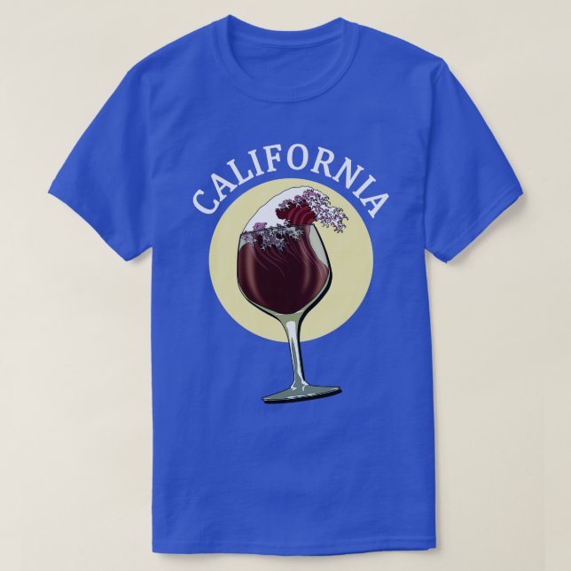 T-shirt Vin de Californie (Design devant)