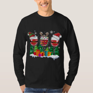 T-shirt Vin de Noël - Drôle Reindeer Père Noël Xmas Alcool