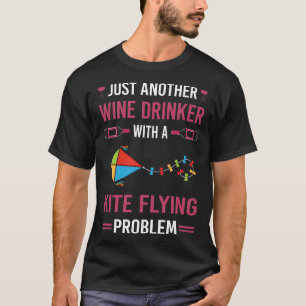 T-shirt Vin Drinker Kite Flying