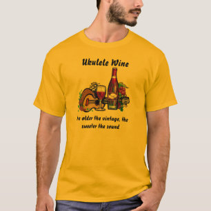 T-shirt Vin d'ukulélé