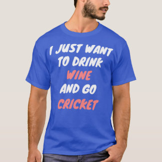 T-shirt Vin et cricket