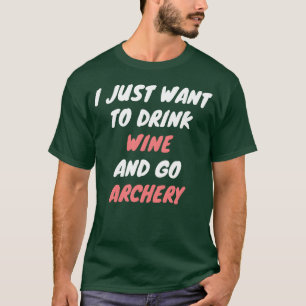 T-shirt Vin et tir à l'arc amis des années 70