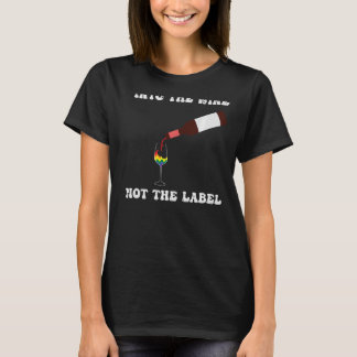 T-shirt Vin Pas Le Étiquette Lgbt Pride Mois Graphic Festi
