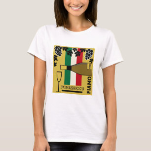 T-shirt vin pétillant de poursuites