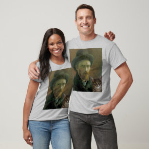 T-shirt Vincent Van Gogh and his Cat