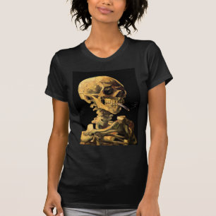 T-shirt Vincent Van Gogh - Crâne à la cigarette allumée