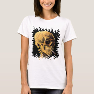 T-shirt Vincent Van Gogh - Crâne à la cigarette allumée