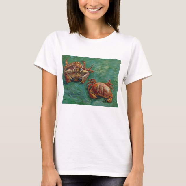 T-shirt Vincent Van Gogh, deux crabes (Devant)