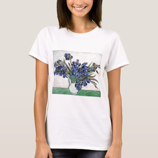 T-shirt Vincent van Gogh Irises (Devant)