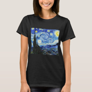 T-shirt Vincent Van Gogh, La nuit étoilée peinture