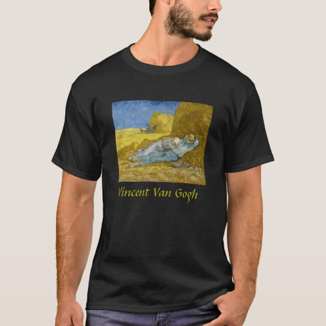 T-shirt Vincent Van Gogh - Mion, Repos / Travail / Siesta (Devant)