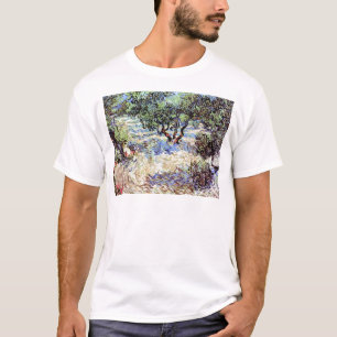 T-shirt Vincent Van Gogh - Olive Orchard Art
