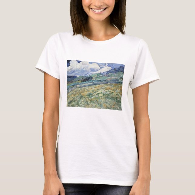 T-shirt Vincent Van Gogh, Paysage de Saint-Rémy (Devant)