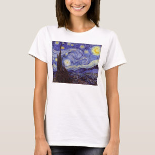 T-shirt Vincent Van Gogh Starry Nuit Vintage Art