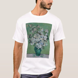 T-shirt Vincent van Gogh   un vase de roses, 1890