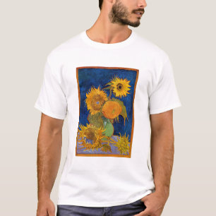 T-shirt Vincent van Gogh - Vase avec cinq tournesols